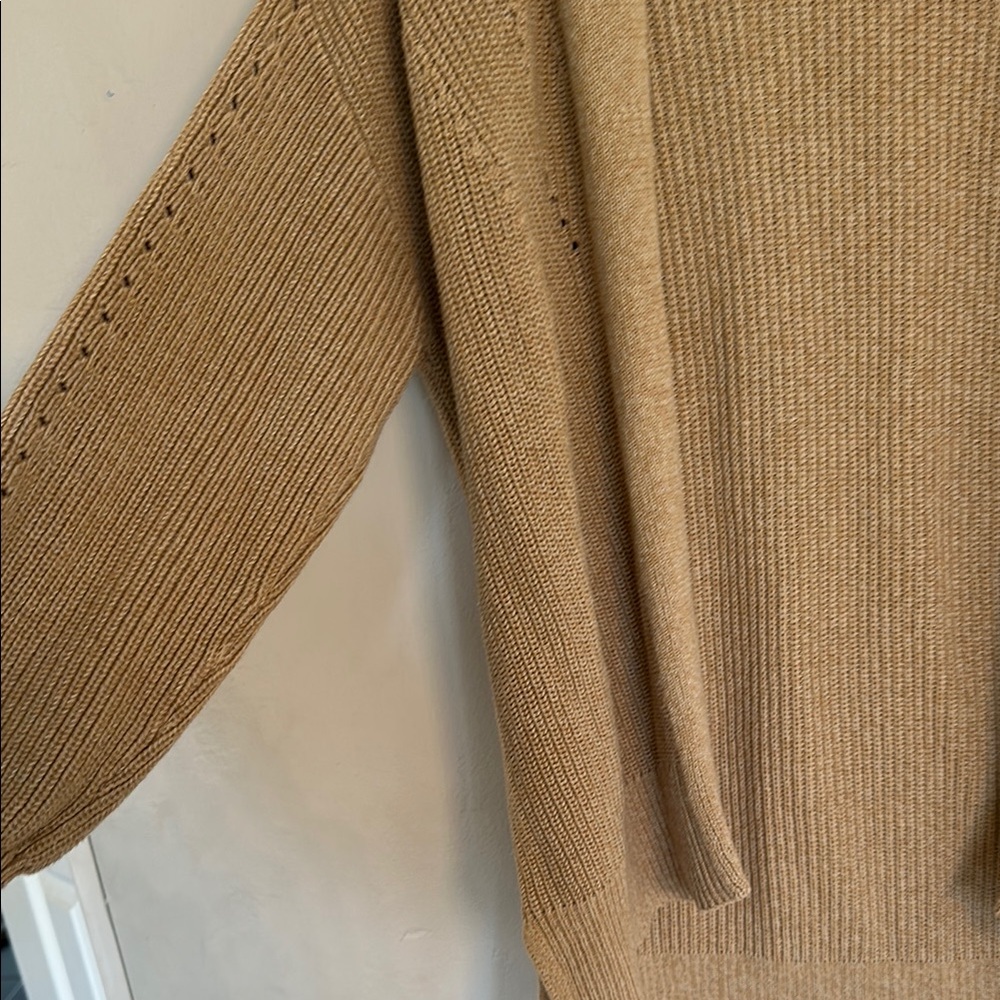 Universal Thread Tan Cardigan Sweater Open-Front - Picture 2 of 5